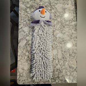 Norwex Snowman Pet To Dry Hand Towel